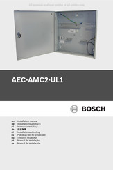 Bosch AEC-AMC2-UL1 Manual De Instalación