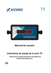 Accurex TX Serie Manual De Usuario