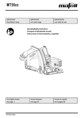 Mafell MT55cc Instrucciones De Funcionamiento Y Seguridad