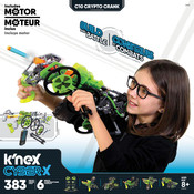 K'Nex CYBER-X C10 CRYPTO CRANK Manual De Instrucciones