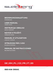 Steinberg Systems SBS-KW-300AG Manual De Instrucciones