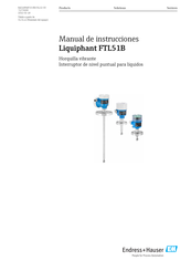 Endress+Hauser Liquiphant densidad FTL51B Manual De Instrucciones