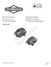 Briggs & Stratton 140000 Manual Del Operador