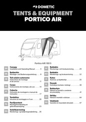 Dometic Portico AIR 180 S Instructions De Montage Et De Service
