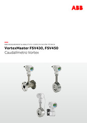 ABB VortexMaster FSV430 Guia De Inicio Rapido