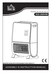 HOMCOM 820-280V90 Manual De Montaje E Instrucciones