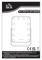 HOMCOM 831-493V90 Instrucciones De Montaje