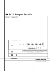 Harman Kardon HK 3470 Manual Del Usuario