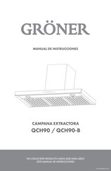 Gröner QCH90-IB Manual De Instrucciones