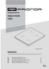 FRIONOR PI604 Manual De Instalacion Y Uso