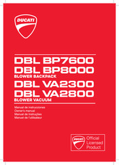 Ducati DBL VA2800 Manual De Instrucciones