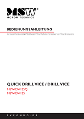 MSW Motor Technics MSW-DV-125Q Manual De Instrucciones