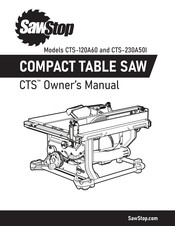 SawStop CTS-120A60 Manual Del Propietário