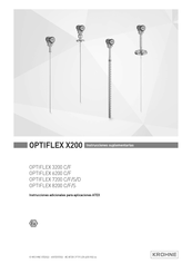 KROHNE OPTIFLEX 3200 C Instrucciones Suplementarias