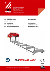 HOLZMANN MASCHINEN BBS810SMART 400V Instrucciones De Servicio