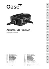 Oase AquaMax Eco Premium 12000/12 V Instrucciones De Uso