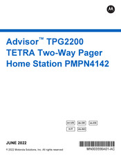 Motorola ADVISOR TPG2200 Manual De Instrucciones