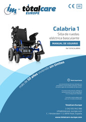 TotalCare Europe im Calabria 1 Manual De Usuario