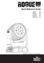 Chauvet Professional ROGUE OUTCAST 2X WASH Guía De Referencia Rápida