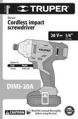 Truper DIMI-20A Manual