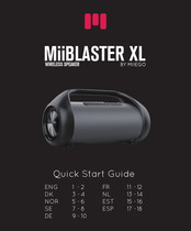 Miiego MiiBLASTER XL Guia De Inicio Rapido