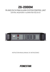 FONESTAR ZS-2000M Manual De Instrucciones