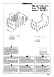 VERTBAUDET 70501-1783 Manual De Instrucciones