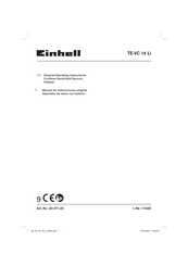 EINHELL TE-VC 18 Li Manual De Instrucciones