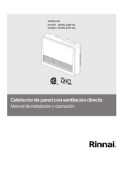 Rinnai RHFE-436FTA Manual De Instalación Y Operación