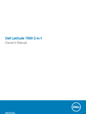 Dell Latitude 7389 Manual Del Usuario