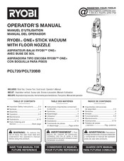 Ryobi ONE+ PCL720BB Manual Del Operador