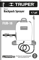 Truper FUB-18 Manual