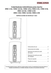 Stiebel Eltron DNC 3 SL Instrucciones De Montaje Y Uso