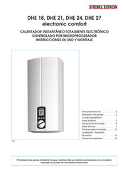 Stiebel Eltron DHE 18 Instrucciones De Uso Y Montaje