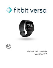 Fitbit versa Manual Del Usuario