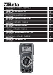 Beta 1760S Manual De Instrucciones