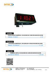 Ditel DN109/NB Manual Tecnico