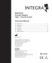 Integra MAYFIELD A1016 Manual De Instrucciones