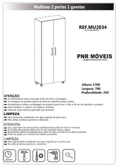 Panorama Móveis MU2034 Instrucciones De Montaje