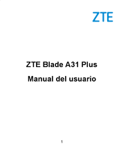 ZTE Blade A31 Plus Manual Del Usuario