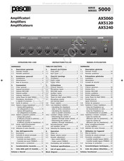 Paso AX5240 Manual De Instrucciones