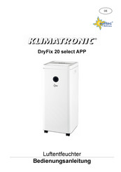 Suntec Wellness KLIMATRONIC DryFix 20 select APP Manual De Instrucciones