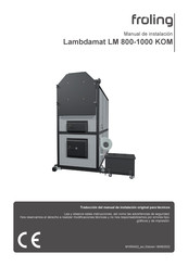 Fröling Lambdamat LM 1000 KOM Manual De Instalación