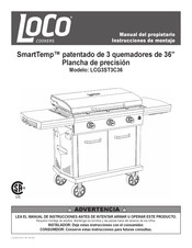 LOCO COOKERS SmartTemp LCG3ST3C36 Manual Del Propietario Y Instrucciones De Montaje