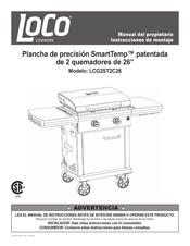 LOCO COOKERS SmartTemp LCG2ST2C26 Manual Del Propietario Y Instrucciones De Montaje