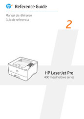 HP LaserJet Pro 4001dne Serie Guía De Referencia