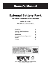 Tripp-Lite BP24V9T Manual Del Propietário