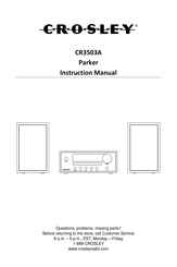 Crosley Parker CR3503A Manual De Instrucciones