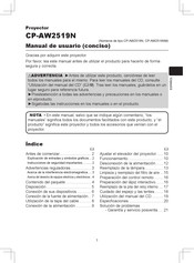 Hitachi CP-AW2519N Manual De Usuario