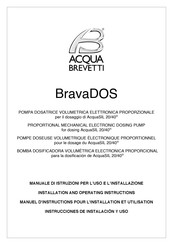 Acqua Brevetti PM012 Instrucciones De Instalacion Y Uso